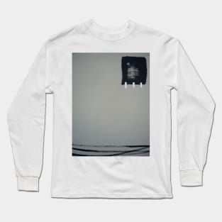 Grey Abstract 2 Long Sleeve T-Shirt